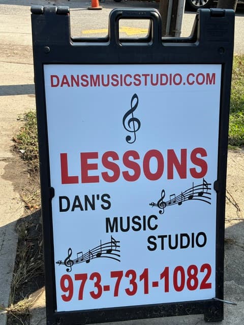Location image from the original Dan's Music Studio site